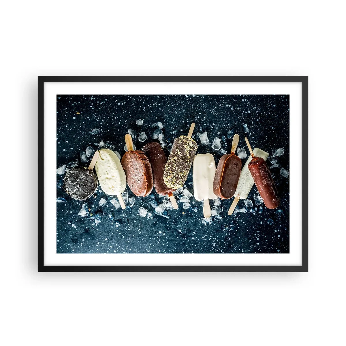 Poster in black frame - Taste of the Hot Summer - 70x50 cm