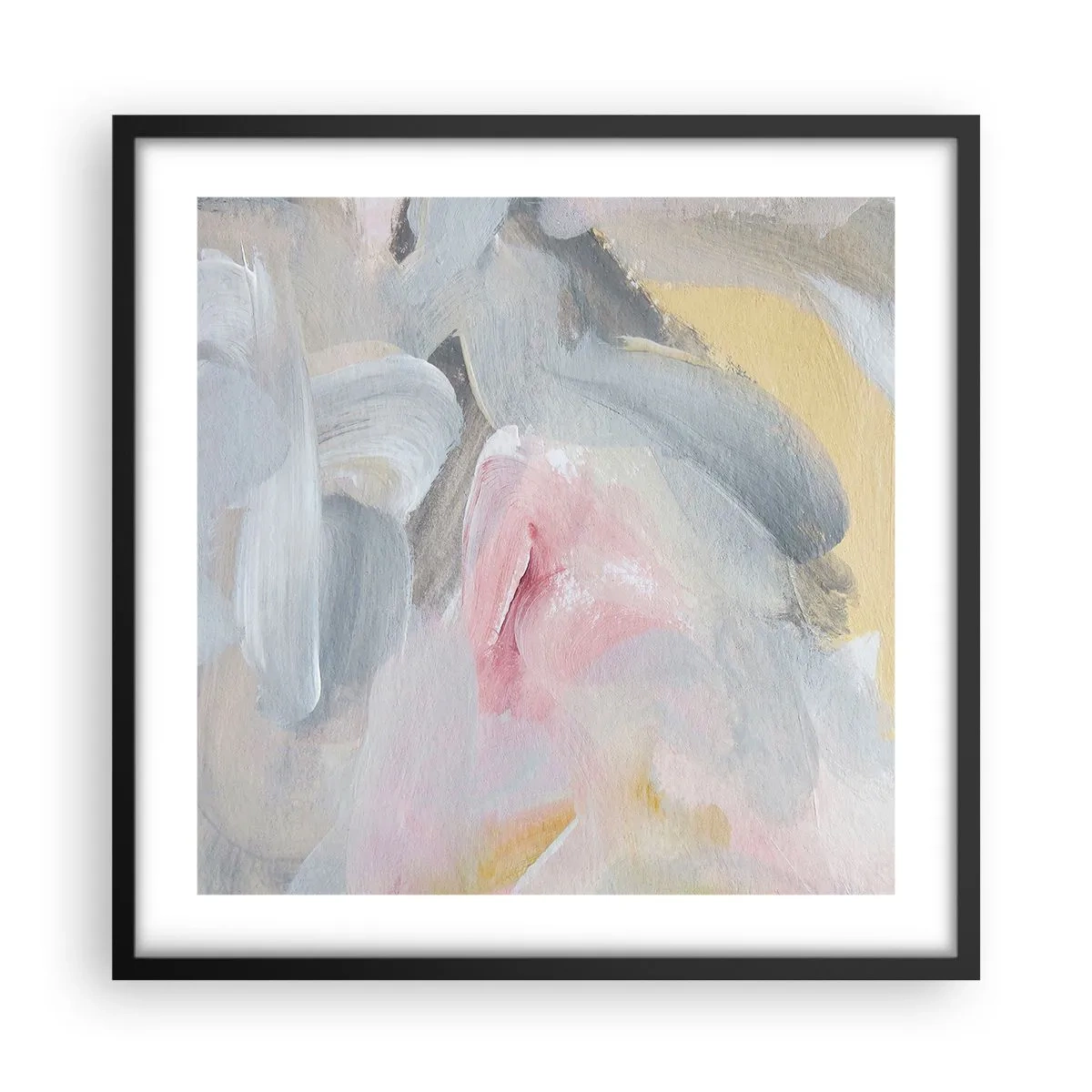 Poster in black frame - In a Pastel World - 50x50 cm