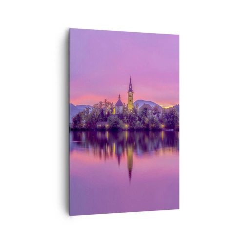 Canvas picture - Fairytale Island by Dusk - 80x120 cm