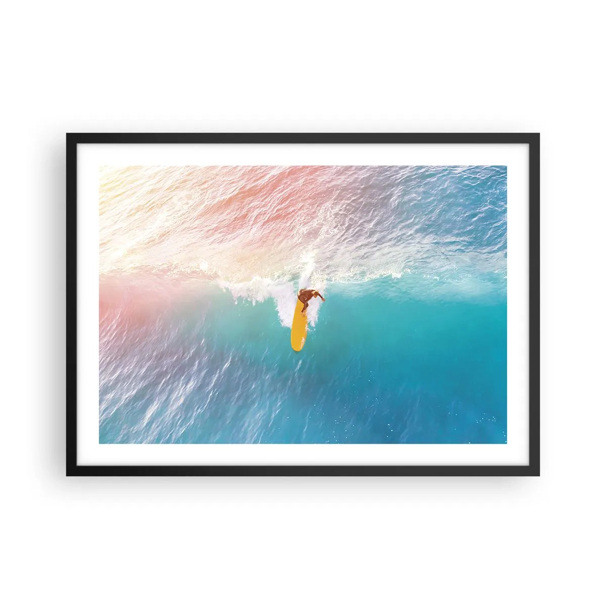 Poster in black frame - Ocean Rider - 70x50 cm