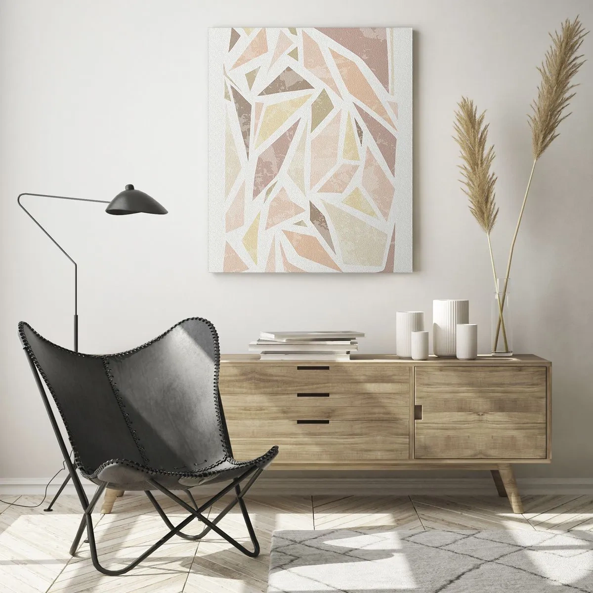 Glass picture - Stained Glass Composition - 50x70 cm