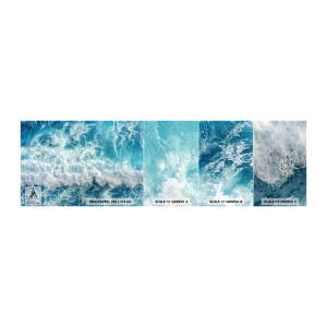 Photo Wallpaper Sample Self-Adhesive Deluxe Sticker - Jouful and Loud - Sea, Sea wave, Nature - 100x30 cm
