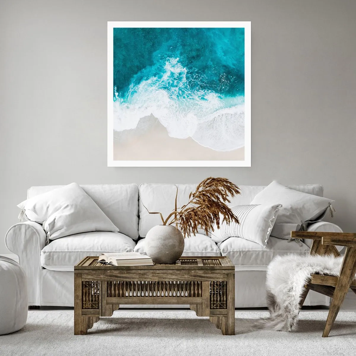 Poster - Natural Caress - 60x60 cm