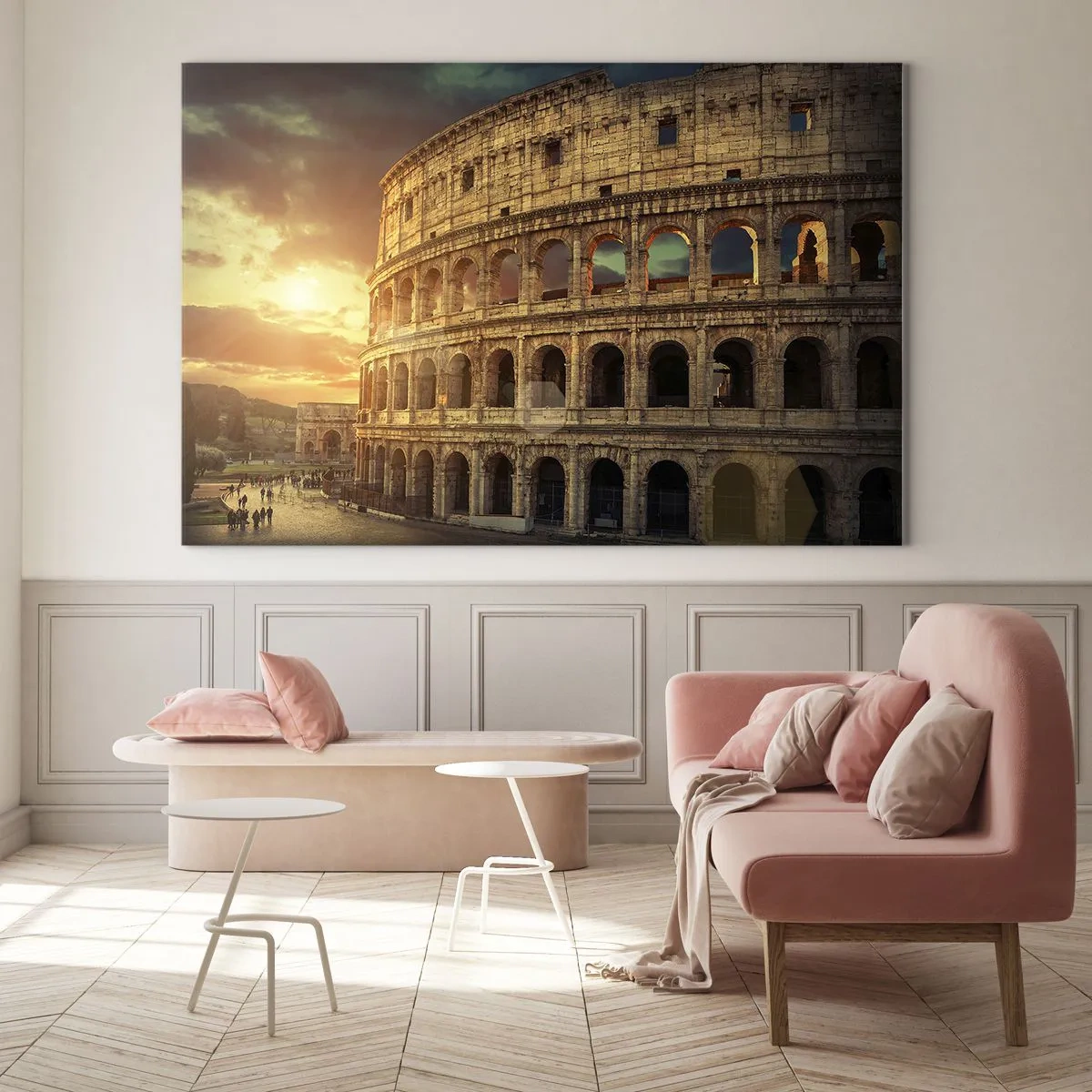 Glass picture - A colossal impression - 70x50cm - Colossal Impression - Modern wall decoration for the living room and bedroom ARTTOR