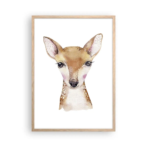 Poster in light oak frame - Nature of Innocence - 50x70 cm