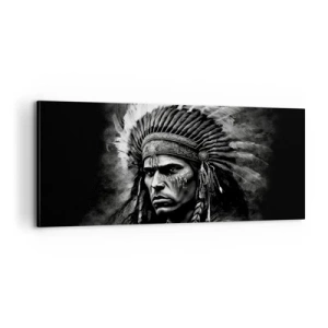 Canvas picture - Chief and Warrior - 100x40 cm