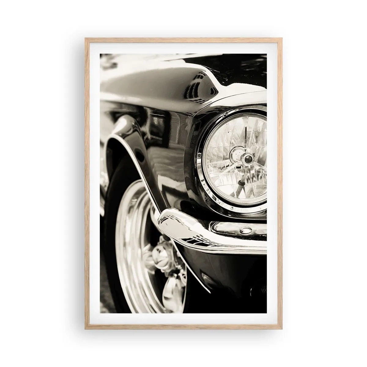 Poster in light oak frame - Lasting Shine - 61x91 cm