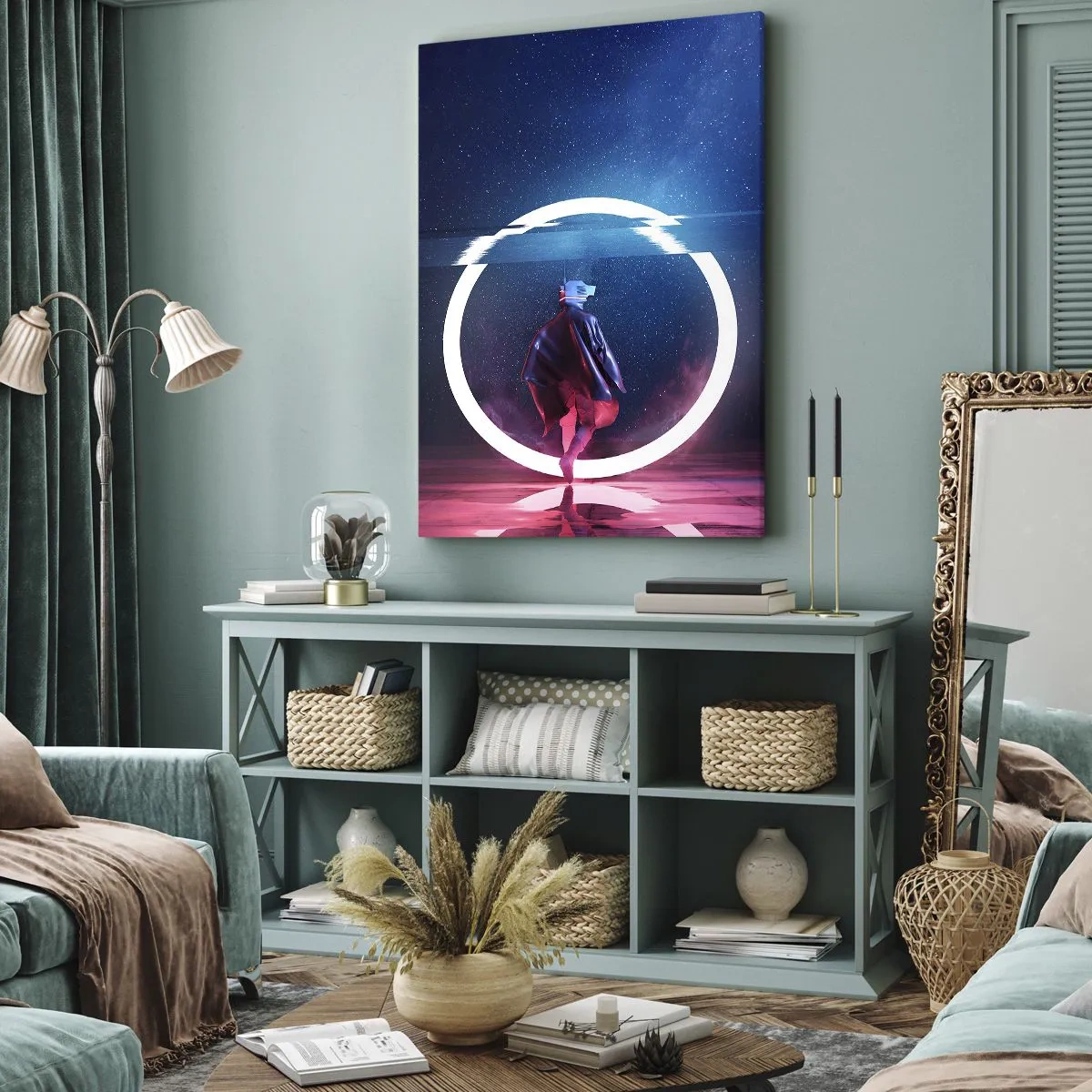 Canvas picture - Between Worlds - 45x80 cm