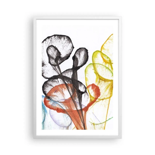 Poster in white frmae - Flowers with a Soul - 50x70 cm