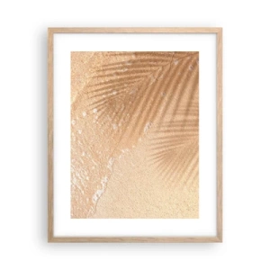 Poster in light oak frame - Shadow of a Hot Summer - 40x50 cm