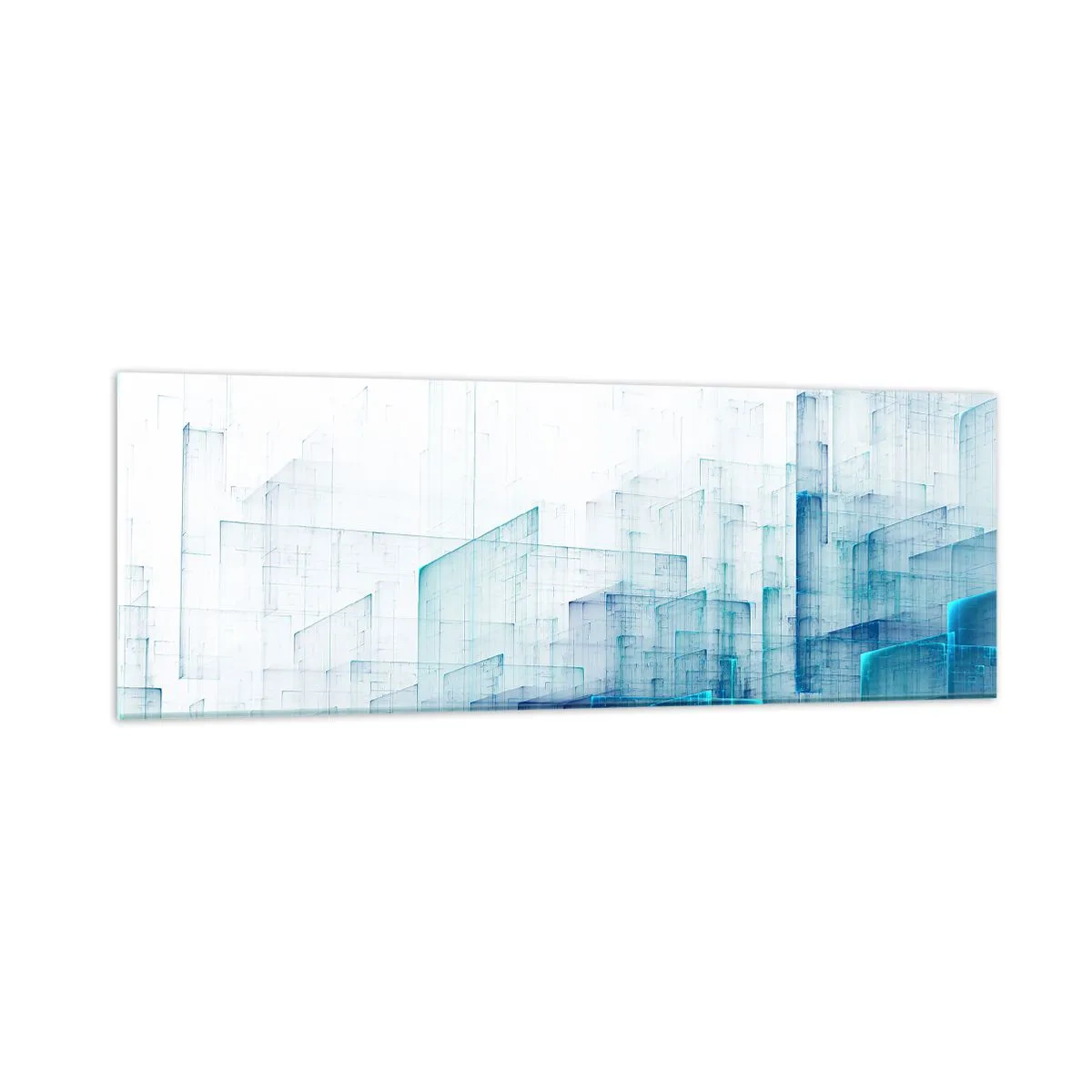 Glass picture - And There Was Space - 90x30 cm