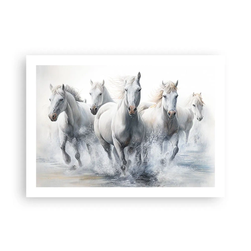 Poster - White Magic - 70x50 cm