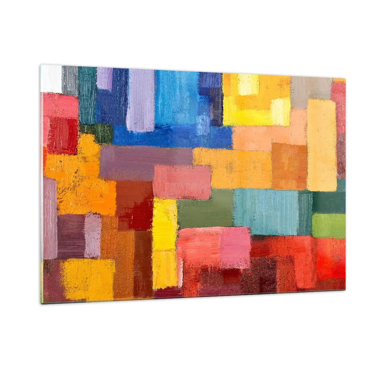Glass picture - Each Different, All Colourful - 120x80 cm