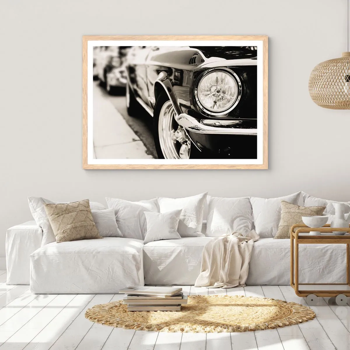 Poster in light oak frame - Lasting Shine - 91x61 cm