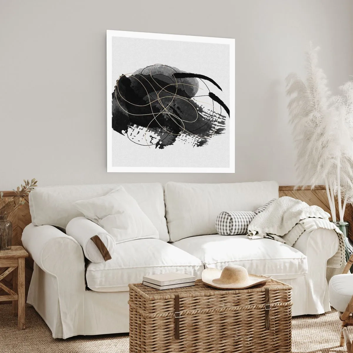 Poster - Made from Black - 60x60 cm