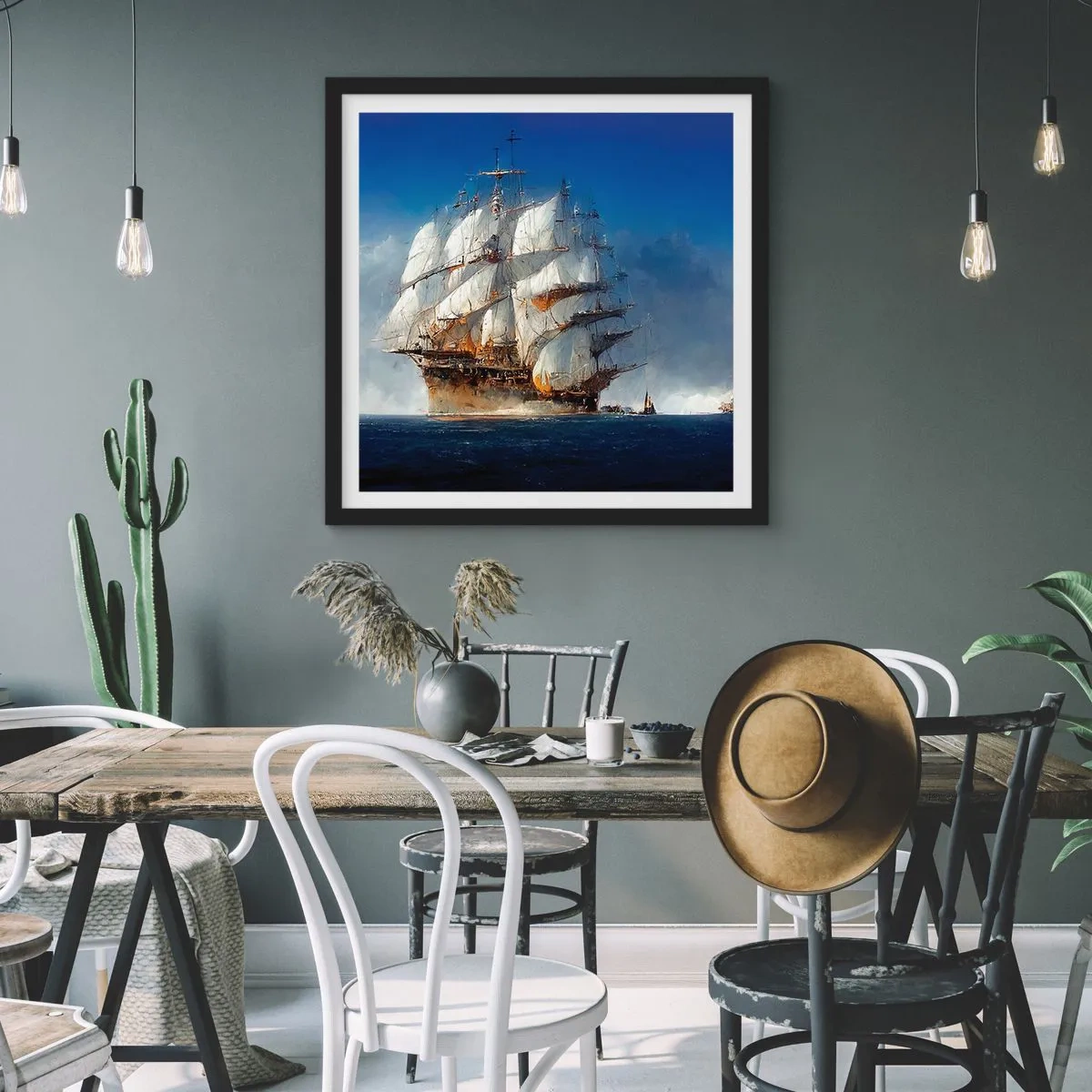 Poster in black frame - The Great Glory! - 30x30 cm