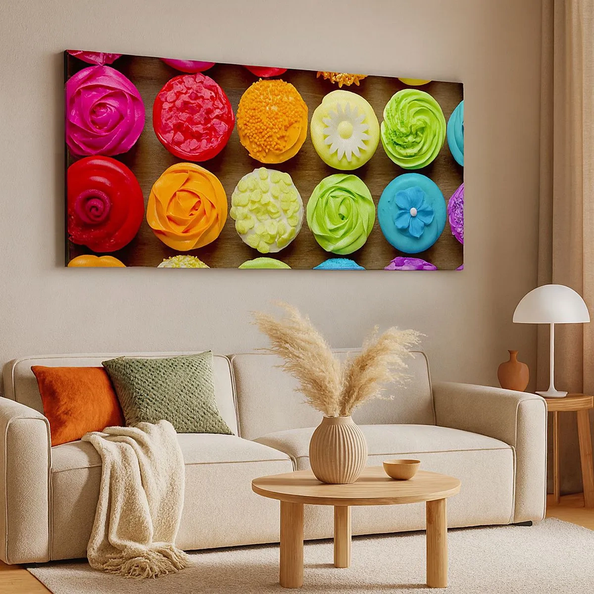 Canvas picture - All Different - All Delicious - 100x40 cm