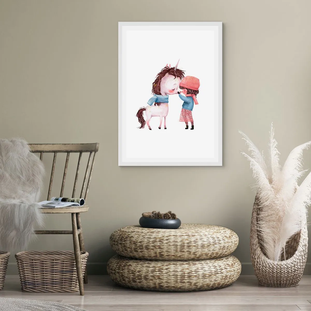 Poster in white frmae - Winter Tale - 61x91 cm