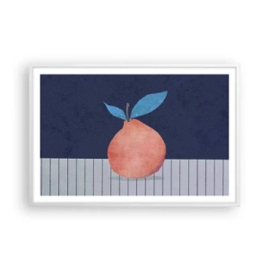 Poster in white frmae - Convexity and Plane - 91x61 cm