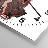 Clock face with numbers