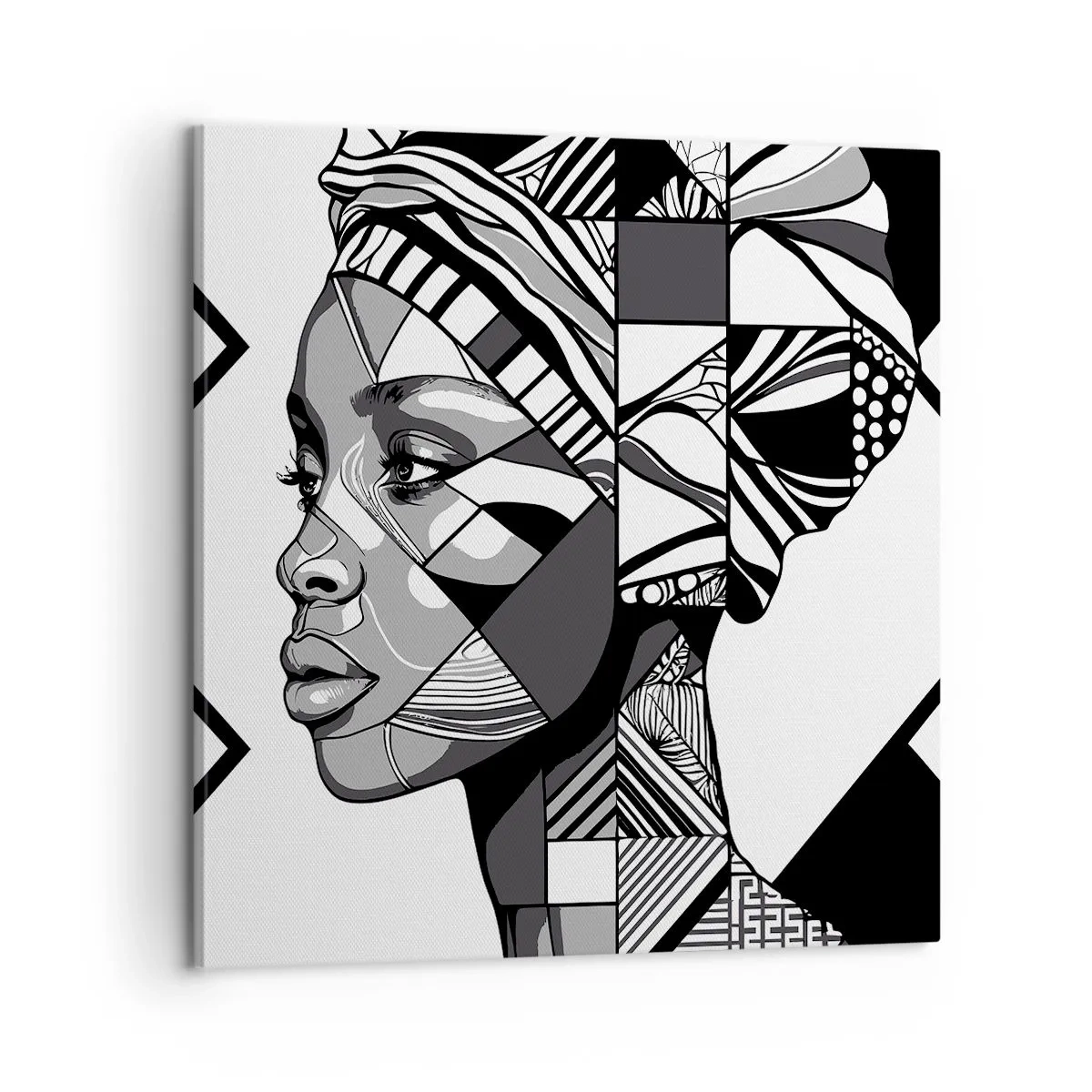 Canvas picture - Ethnic Portrait - 60x60 cm