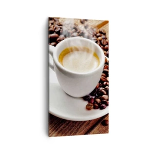 Canvas picture - Coffee Is Served - 45x80 cm