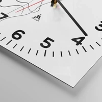 Clock face with numbers