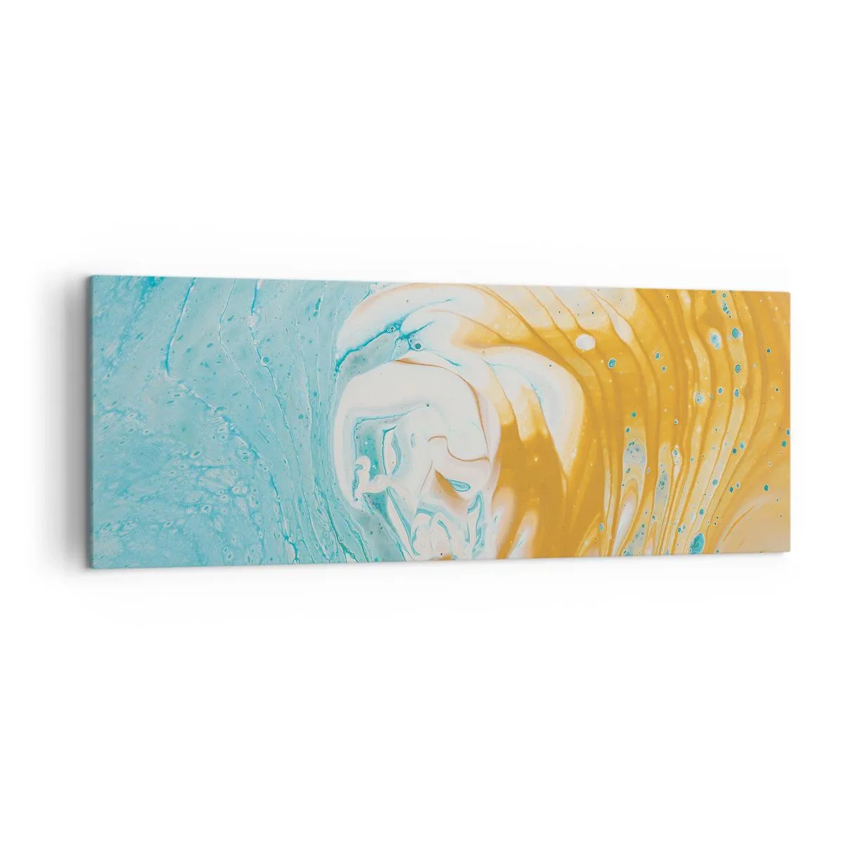 Canvas picture - Pastel Swirl - 140x50 cm