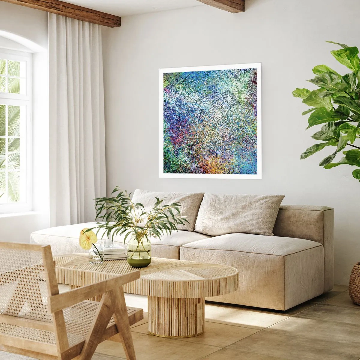 Poster - It's Not So Simple - 60x60 cm