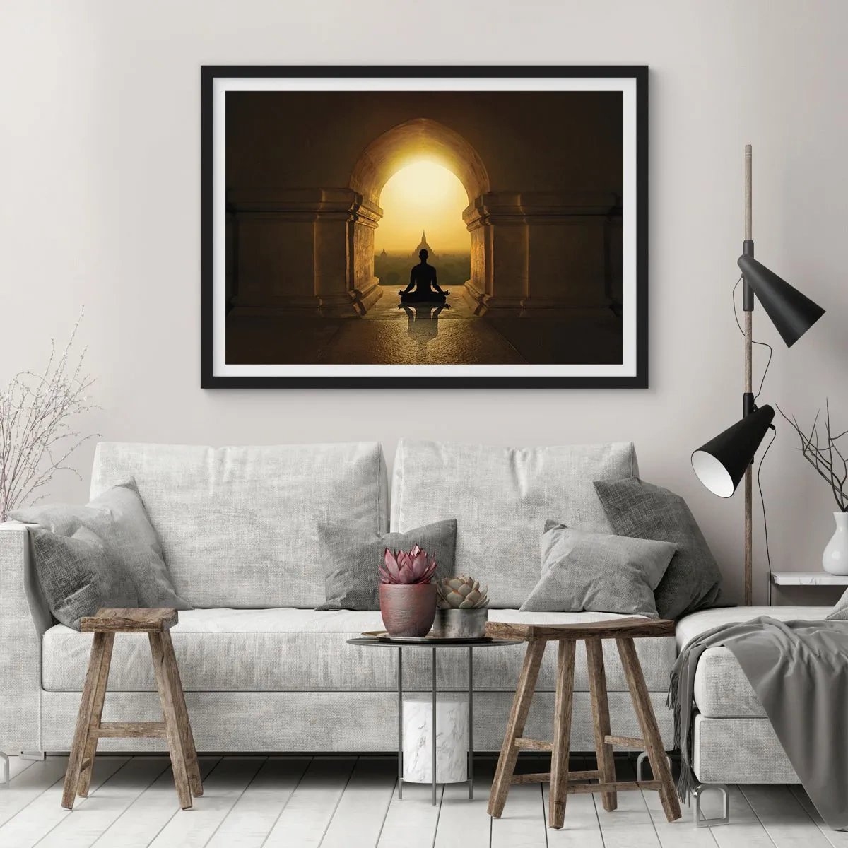 Poster in black frame - Full Harmony - 91x61 cm