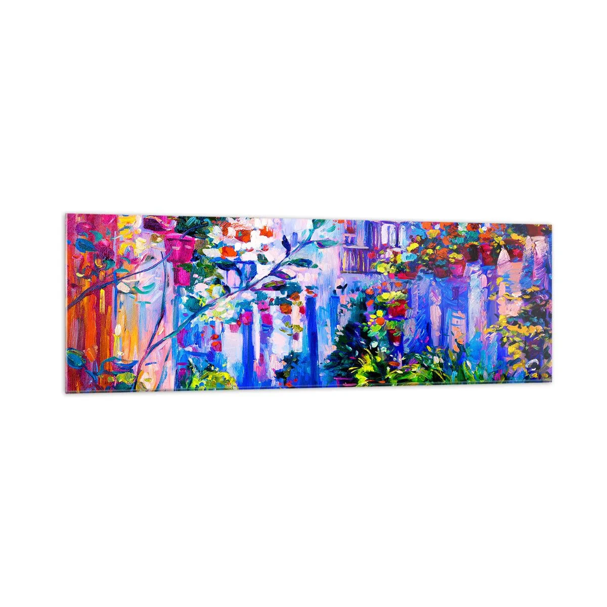 Glass picture - Impression - Italian Alley - 160x50 cm