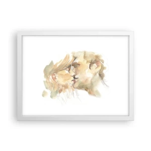 Poster in white frmae - The Missing Half? - 40x30 cm