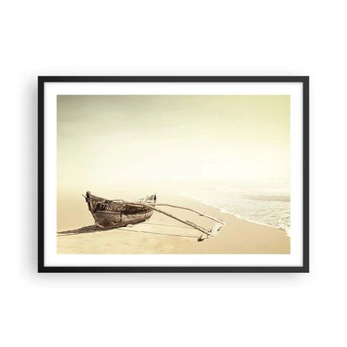 Poster in black frame - Throwback to South Seas - 70x50 cm