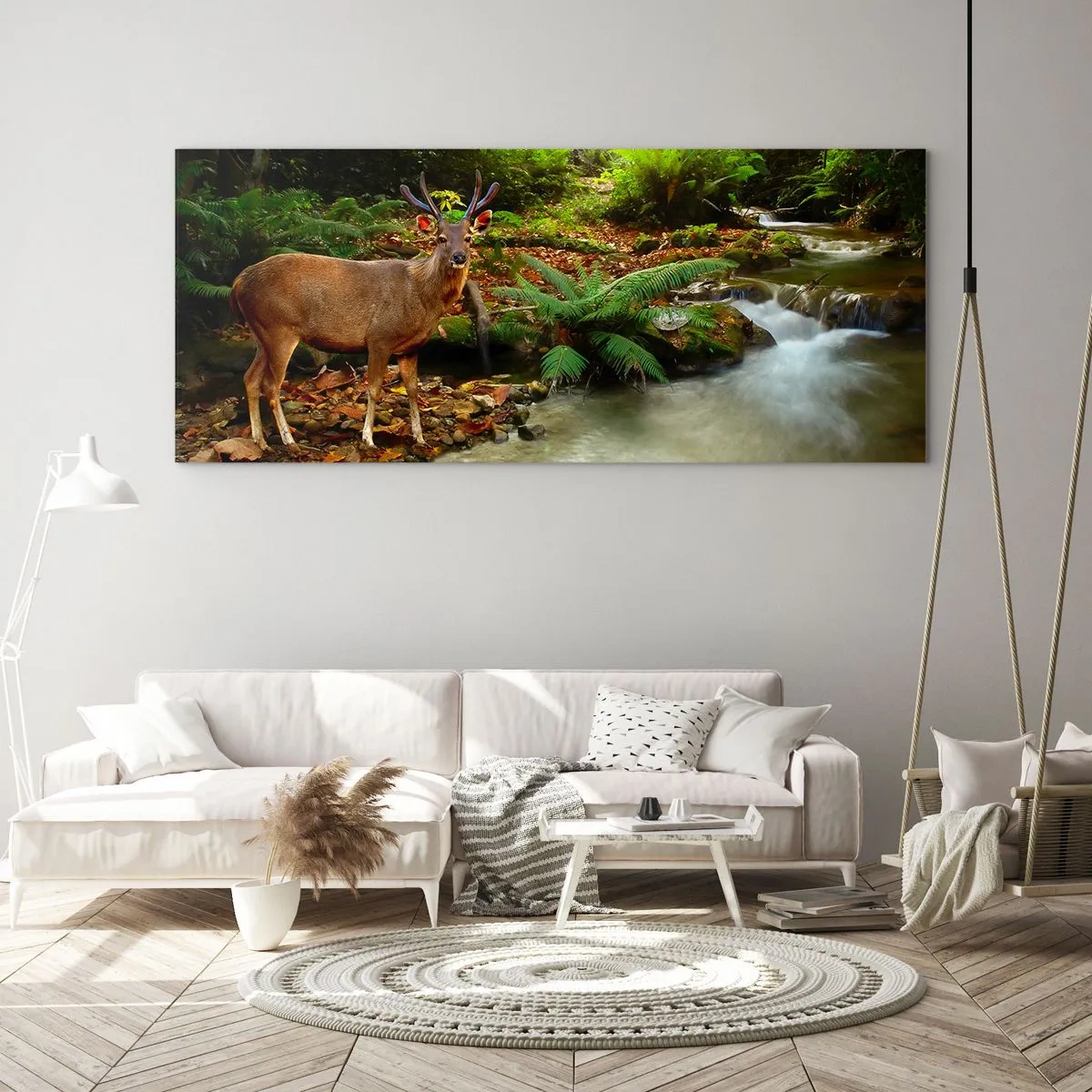 Glass picture - Wlecome to my World - 90x30 cm