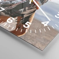 Clock face with numbers