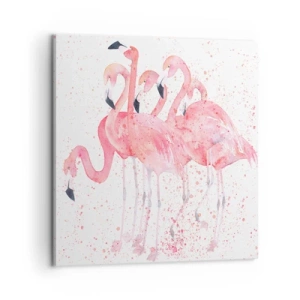 Canvas picture - Pink Power - 60x60 cm