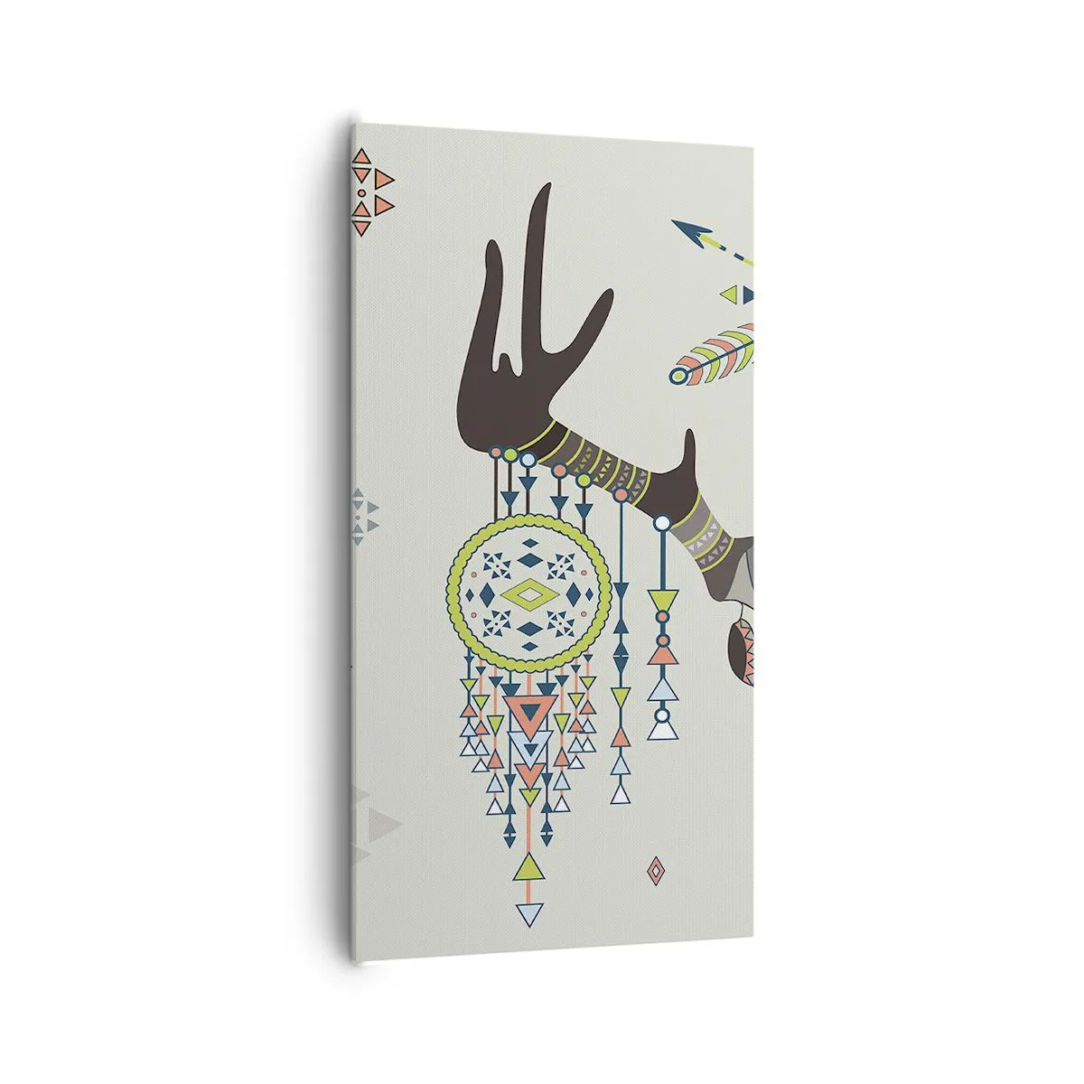 Canvas picture - Trophy of an Indian Hunter - 65x120 cm