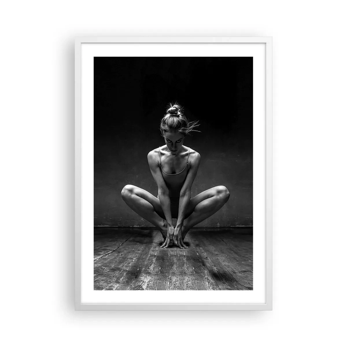 Poster in white frmae - Concentration of Dancing Energy - 50x70 cm