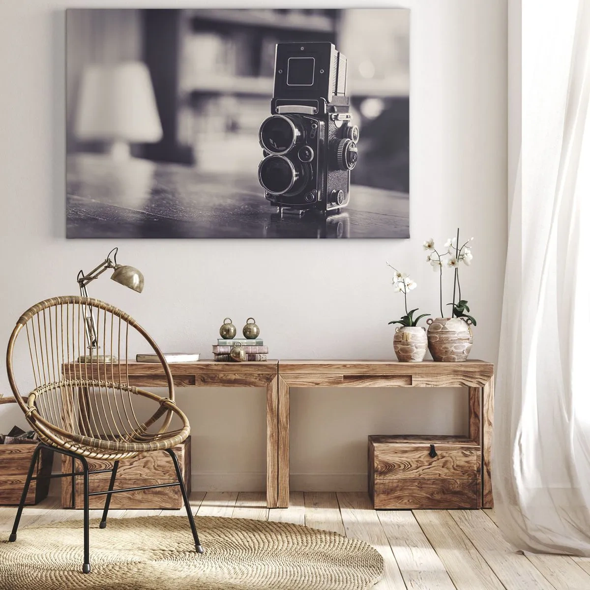 Canvas picture - Magic of the Old Photograph - 100x70 cm