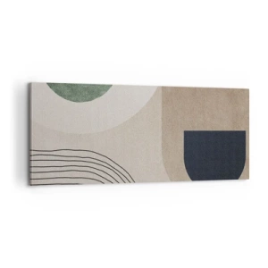 Canvas picture - Gentleness of an Oval - 100x40 cm