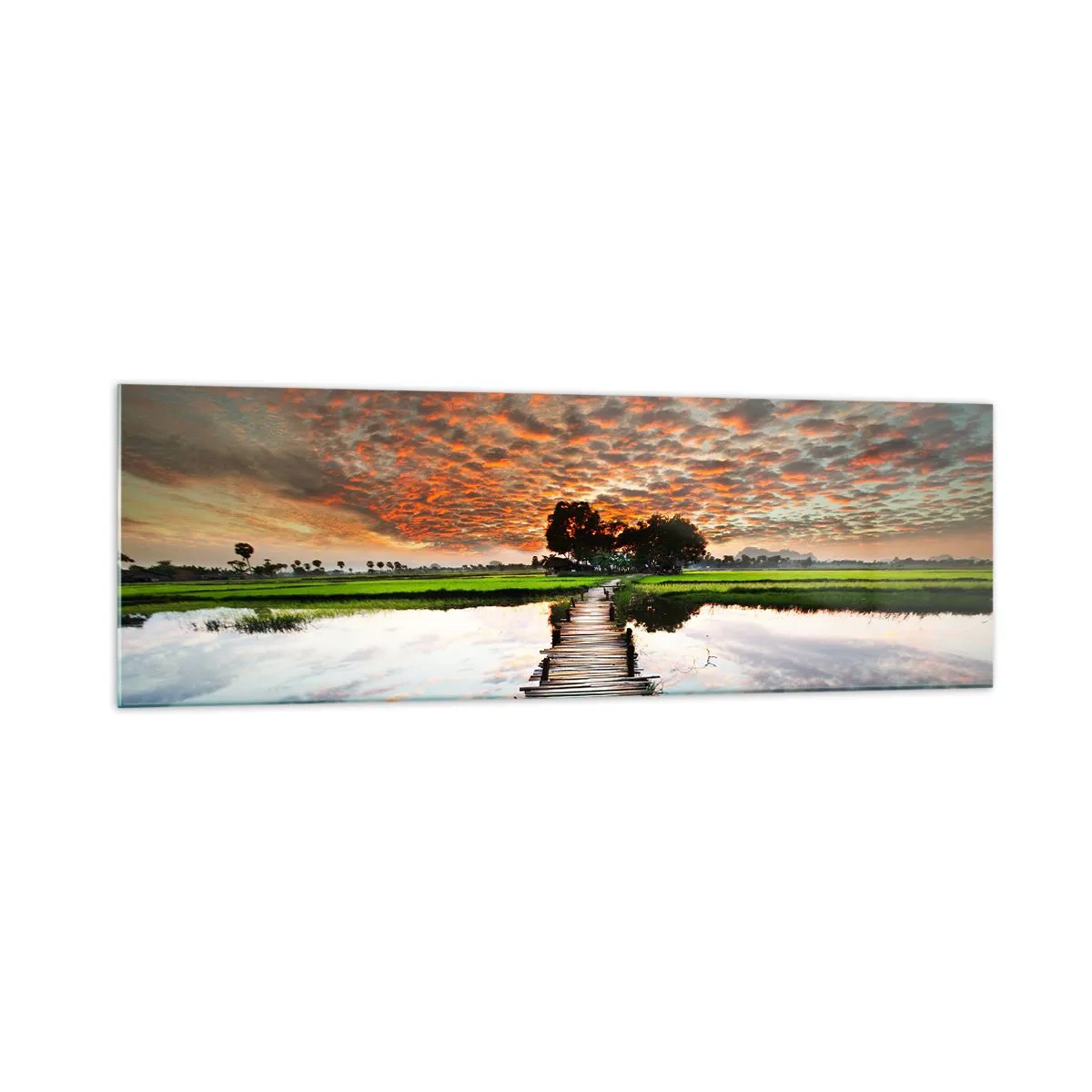Glass picture - Spread Your Arms and Breathe - 160x50 cm