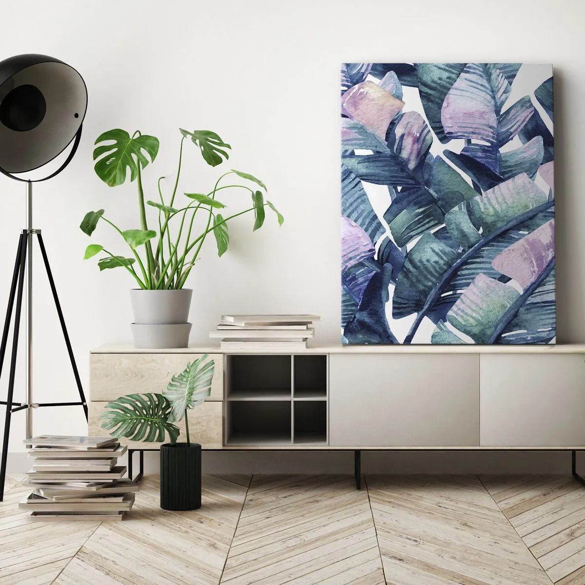 Canvas picture - In a Banana Grove - 80x120 cm