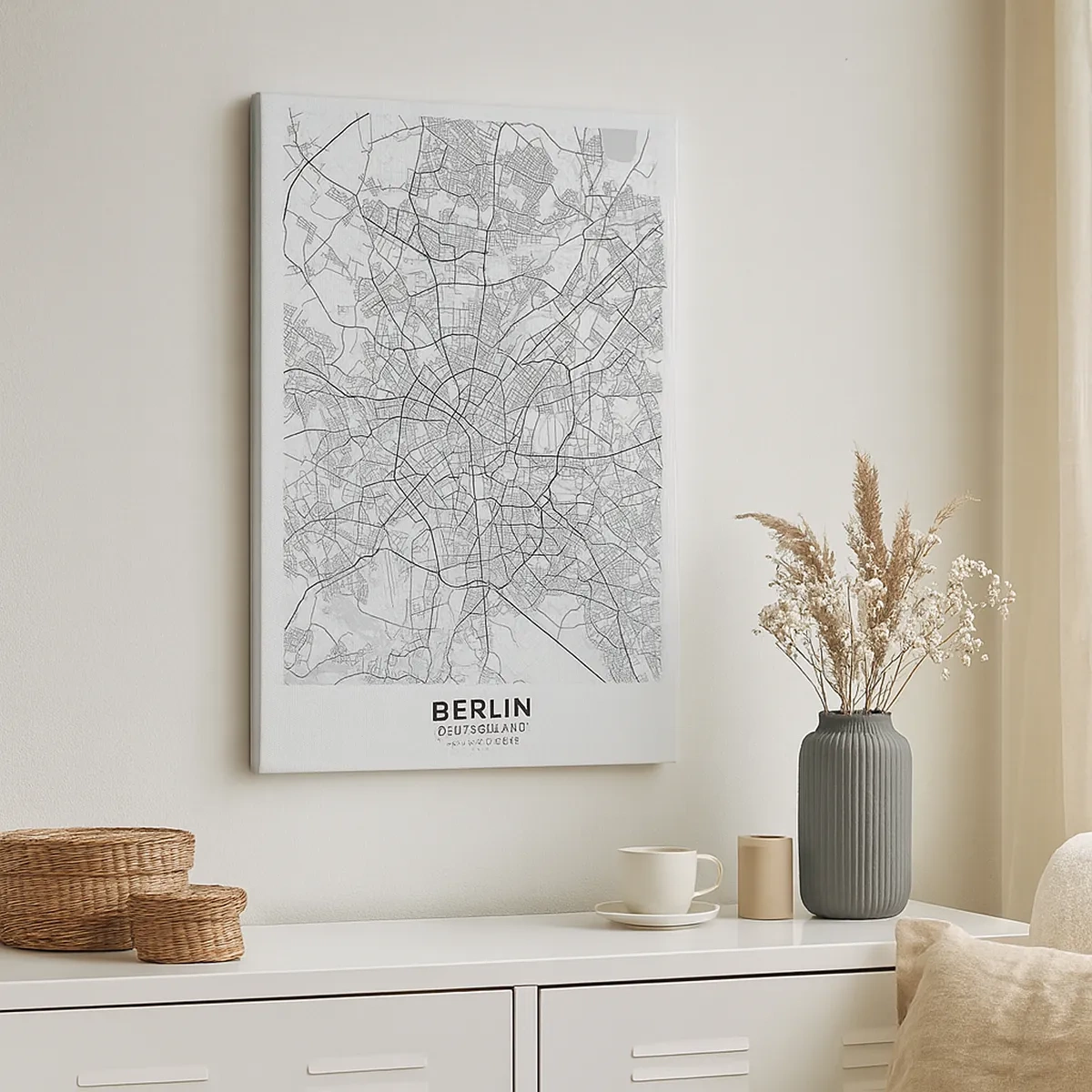 Canvas picture - Flower of Berlin - 50x70 cm