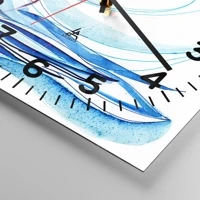 Clock face with numbers