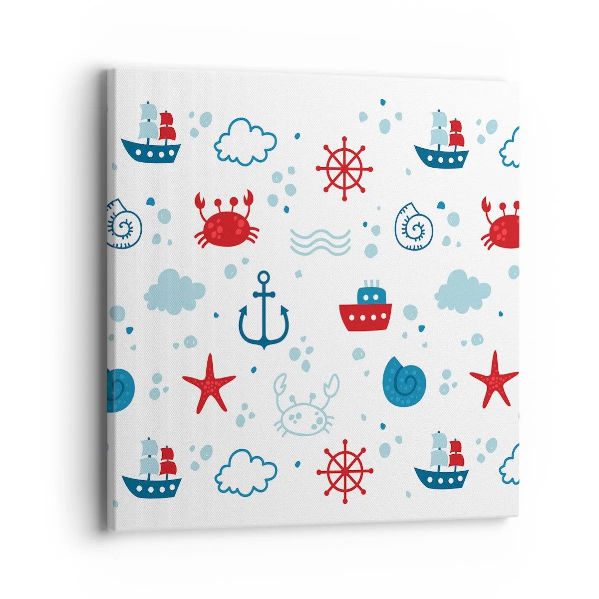 Canvas picture - Sea Tale - 40x40 cm