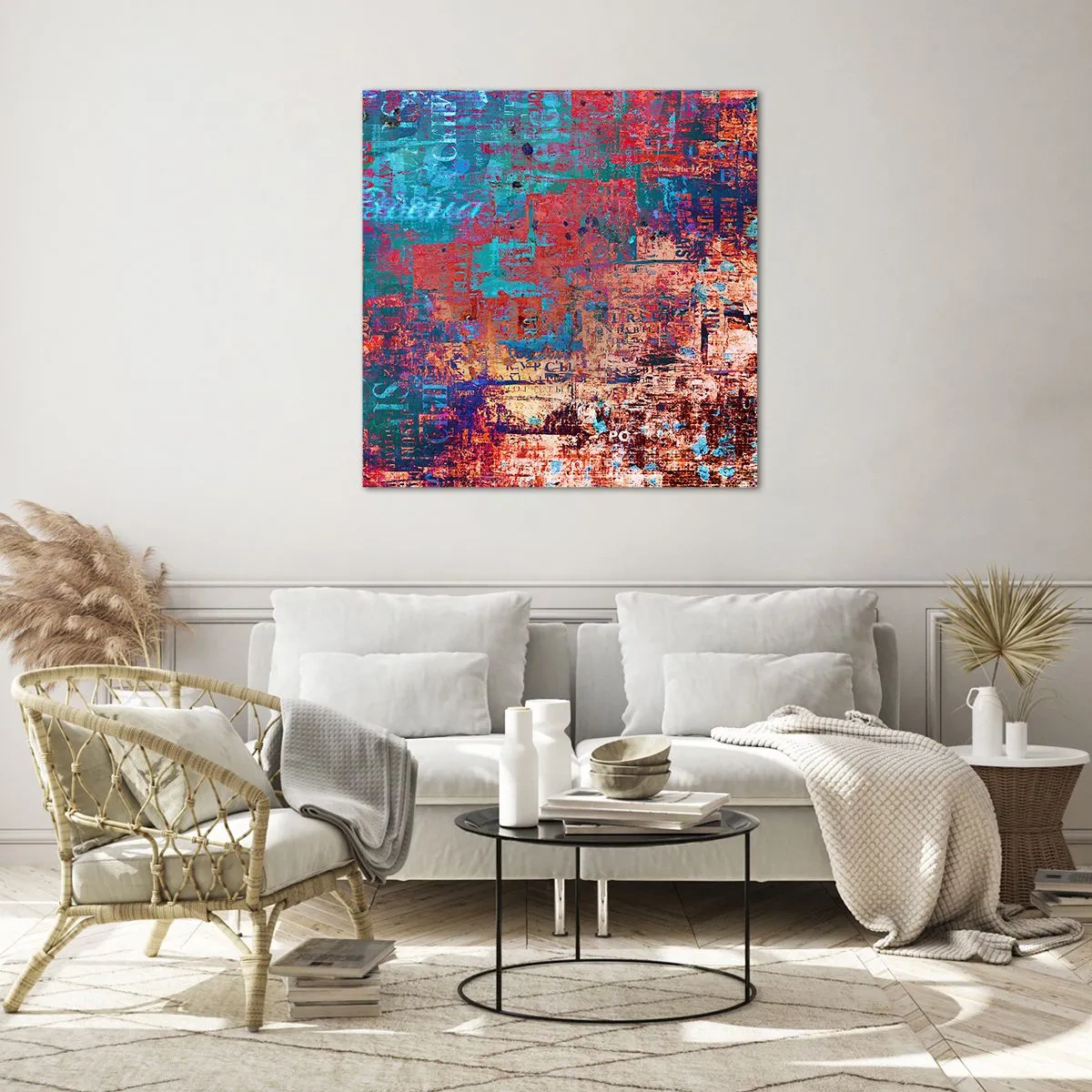 Glass picture - Memory and Oblivion - 70x70 cm