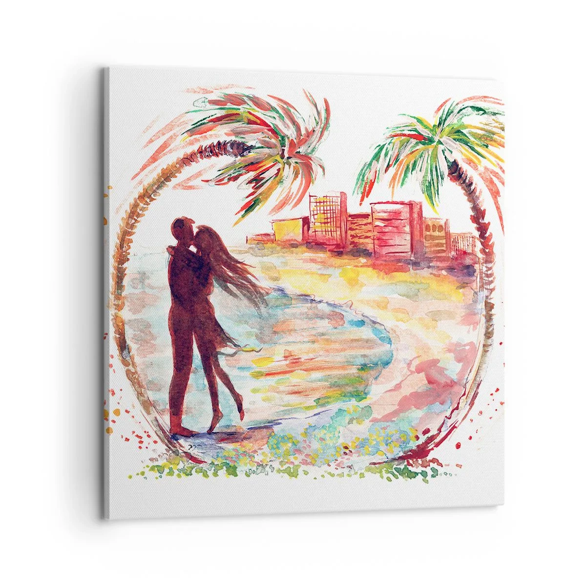 Canvas picture - Romantic Holiday - 60x60 cm