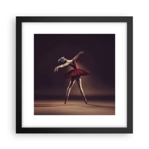 Poster in black frame - Prima Ballerina - 30x30 cm