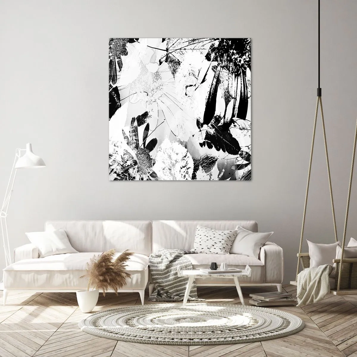 Canvas picture - Autumn in a Negative - 60x60 cm