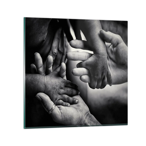 Glass picture - To be a Man - 60x60 cm